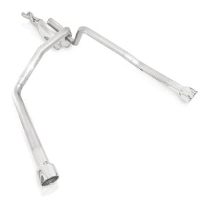 Chevrolet Trailblazer Performance Exhaust - Side Bumper Exit - Stainless Works - Cat Back with Turbo Chambered Mufflers and X-Pipe - `06-`09